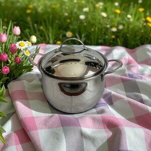 Cooks Stainless Steel Copper Bottom Dutch Oven Stock Pot 8 Qt with Lid